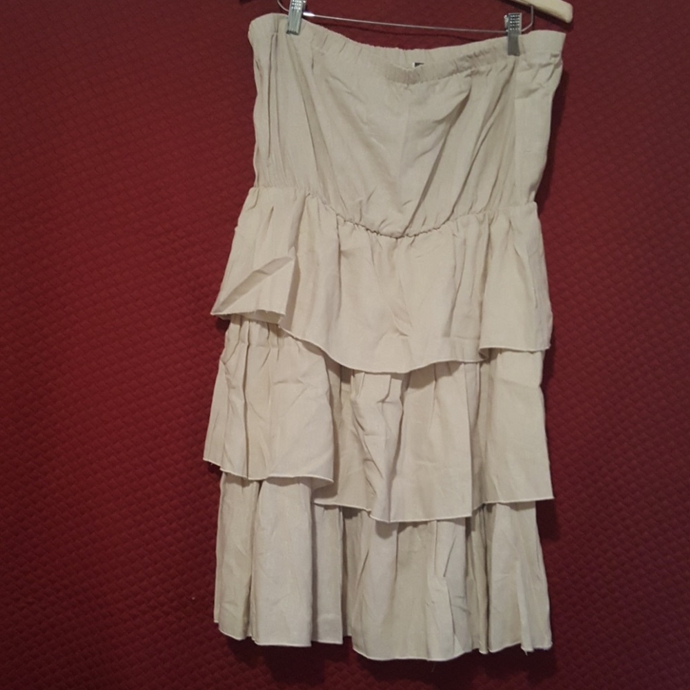 Strapless sundress